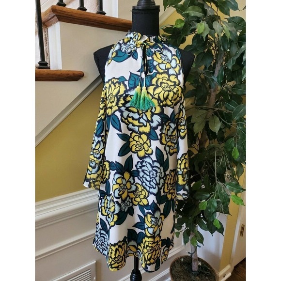 KAS New York  Floral Print Dress Size Small - Picture 1 of 11